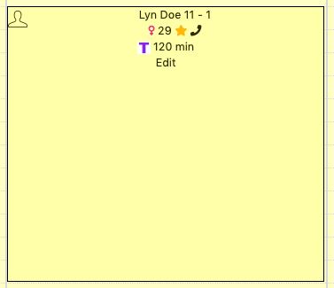 Appointment calendar