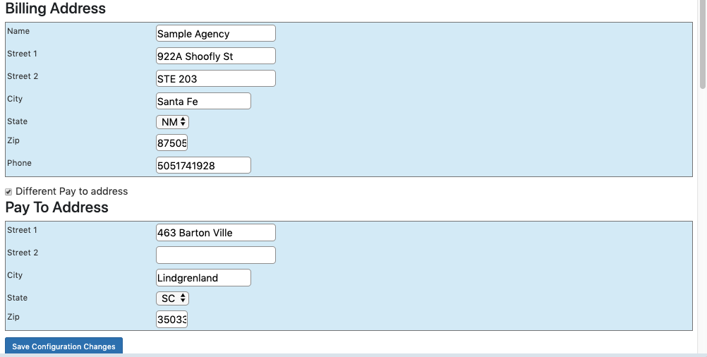 Billing configuration edit2